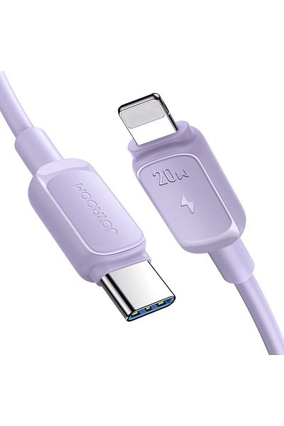 Joyroom Cablu pentru iPhone USB-C - Lightning 20W 1.2m violet