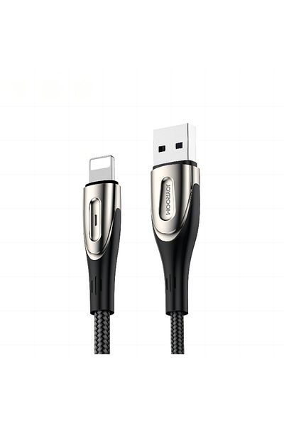 Joyroom Cablu de încărcare rapidă pentru iPhone USB-A - seria Lightning Sharp, 1,2 m, negru