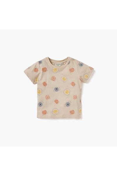 Juniors 3-Piece Animal Print T-shirt and Shorts Set