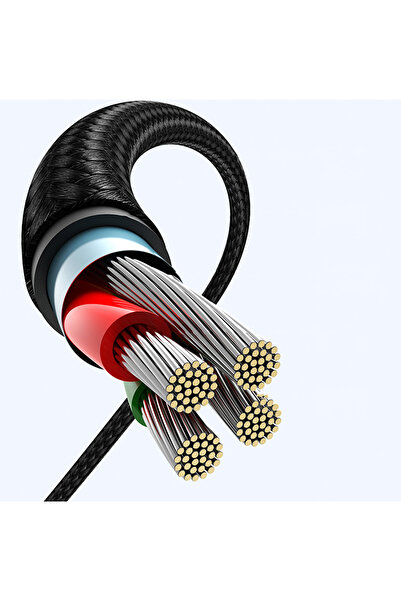 Ugreen Cablu USB-C - USB 2.0 480Mb/s 3A, negru, 3m, înclinat