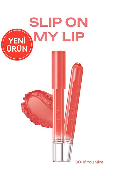 PERIPERA Lightweight Pen Lipstick Slip on My Lip with One Touch Smooth Application (S01 if You Mi̇ne)