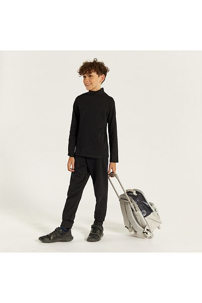 Juniors Solid Joggers with Drawstring Closure and Pockets