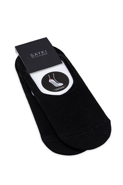 Hatemoğlu Black Cotton Double Ballet Socks