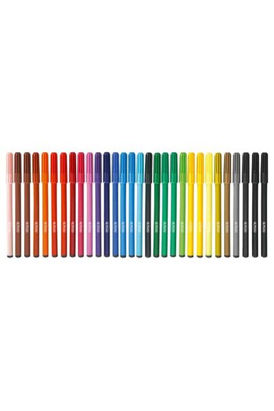 Herlitz Marker Set 2 mm, Material Plastic, Assorted Colors, Set of 30