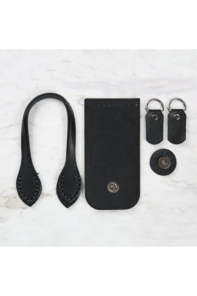 knitme Fashion Bag Kit Black Ba-0065