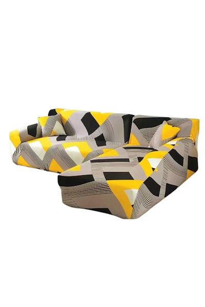 OEM Husă elastică pentru canapea, Comfort, Elastan, 145x185cm/185x230cm, Multicolor M1