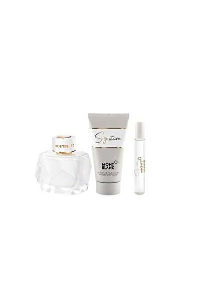 Mont Blanc Mont Blanc Signature Pour Femme Gift Set-Eau de Parfum 90 ml+10 ml+Perfumed Body Lotion 100 ml
