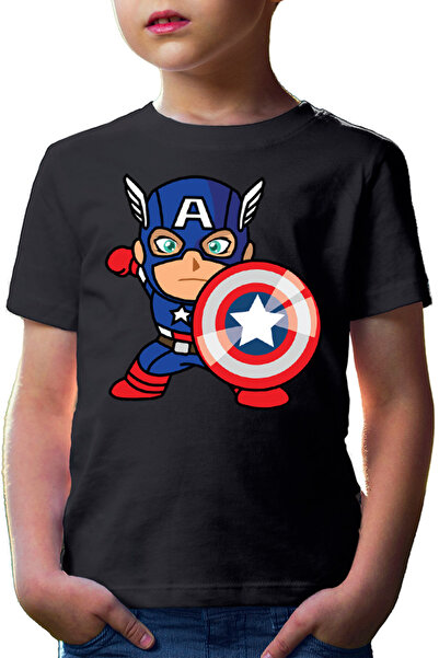 OEM Tricou copii Captain America Chibi Steve Rogers Top Secret Recruitment