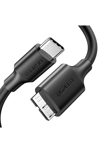 Ugreen Cablu USB-C - micro USB-B SuperSpeed 3.0 1m negru