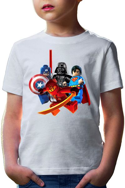 OEM Tricou copii Heroes Group Superman Darth Vader Captain America