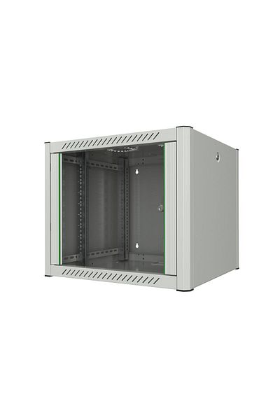 Inna marka Szafa Lanview 19" Rack 9U na ścianę 600x560x512mm - biała, RWP09U56WH