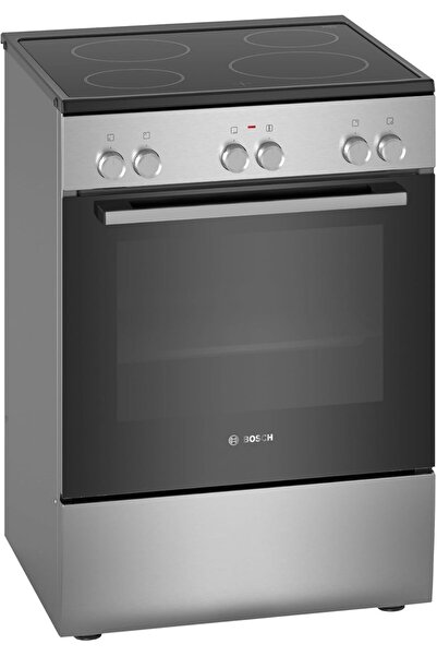 Bosch 66L Freestanding Electric Cooker, 4 Zones, 3D Hotair, EcoClean Direct -...