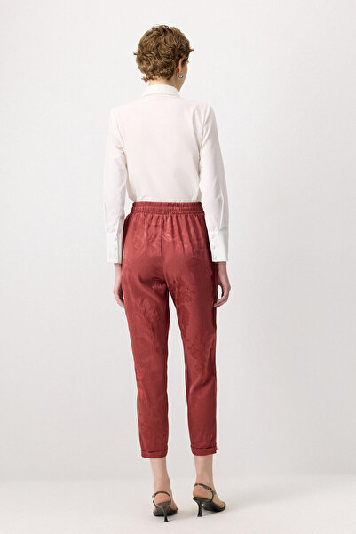 Touché Privé Elastic Waist Jacquard Pants