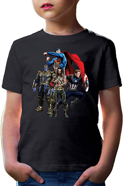OEM Tricou copii Aquaman Leader Superman Captain America Thanos