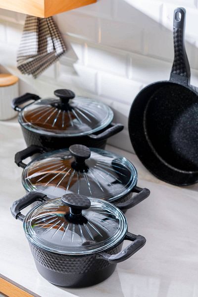 ACAR Diamante 7 Piece Cookware Set