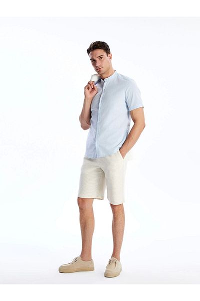 LC Waikiki Lcw Vision Beige Standard Mold Men's Shorts