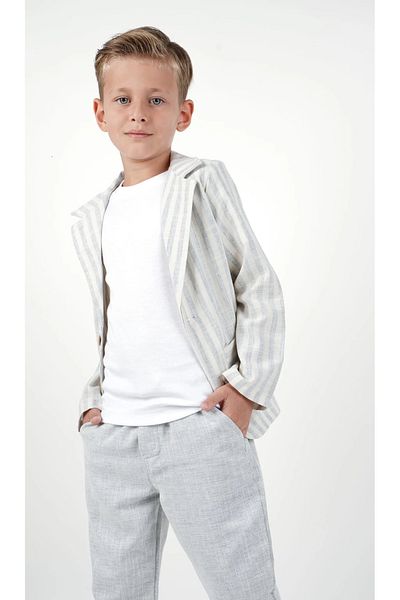 Mc Emirix Kids Wear 3-Piece Jacket Sports Suit Filament Striped