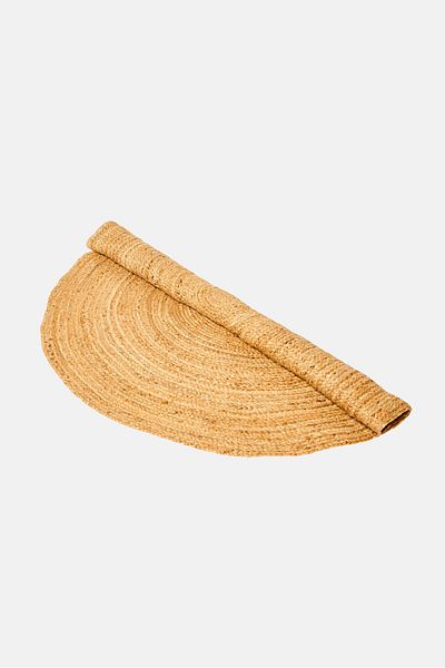 Muy Mucho Oval Jute Rug, Natural
