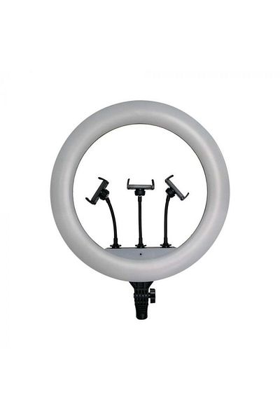 V-TAC Selfie LED ring light, 3 phone holders, dimmable, 55W, 6000 lm, 440 mm, CCT,