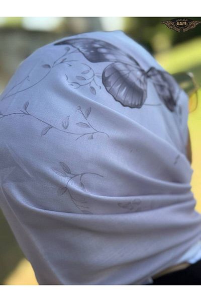 ALDAİR The Pashmina Viscose Fabric Is a Digital Pattern of 110 Grams