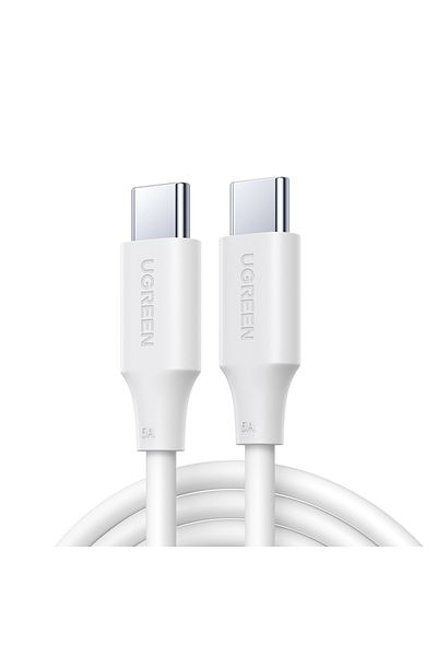 Ugreen Kabel przewód USB-C PD QC 100W 5A 480Mb/s 1m biały