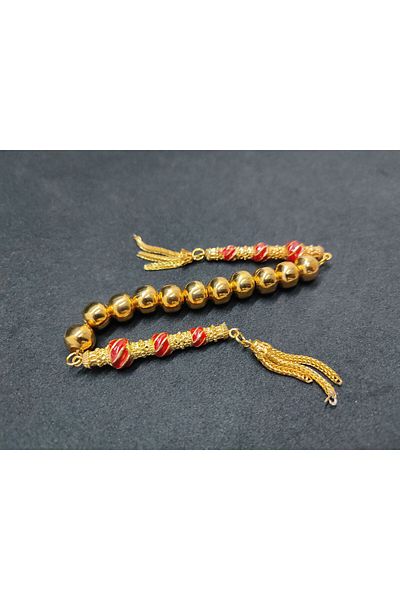 İskeçe Exclusive Low Sterling Silver Prayer Beads Double Piece Nakkaş İmame Zaza Model Certified 8149