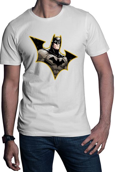 OEM Batman Light Hollogram Animal Strong Action Men's T-shirt