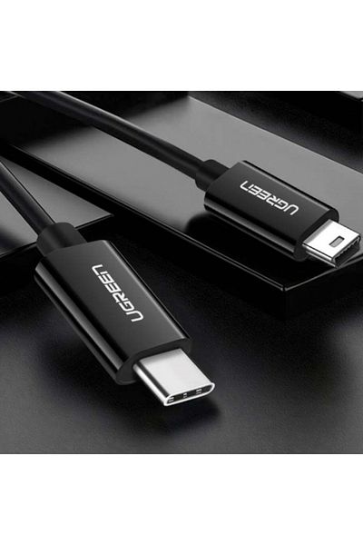 Ugreen Kabel przewód USB-C - miniUSB 480Mbps 1m czarny