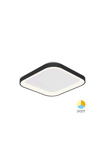 Braytron Plafonieră LED 36W 3IN1 IP20 SLS-SR-SQR Bella Negru