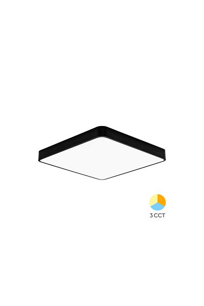 Braytron Lampă de tavan LED 45W 3000/4000/6500K Lamă neagră SQR