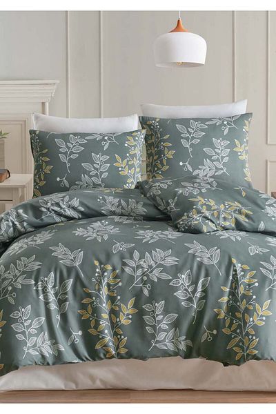 Eponj Home Комплект завивки Easy Iron, двоен цвят, зелен