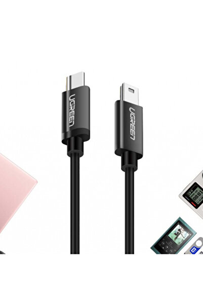 Ugreen Cablu USB-C - miniUSB 480Mbps 1m negru