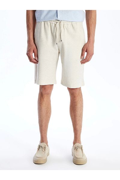 LC Waikiki Lcw Vision Beige Standard Mold Men's Shorts