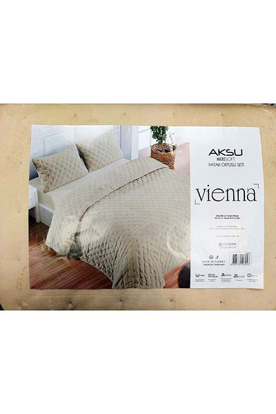 AKSU Комплект кувертюри за легло Soft Vienna (220x240) - Moca