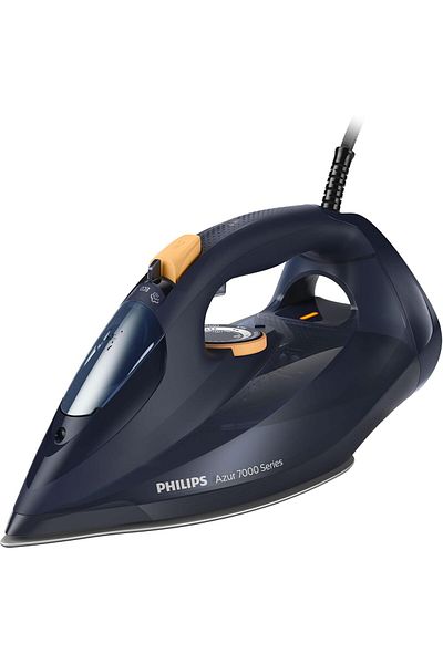 Philips 7000 Series Steam Iron – 3000W, 55g/min Steam, 250g Steam Boost, SteamGlide Elite Soleplat