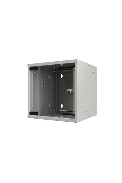 Inna marka Szafka wisząca Lanview 10" 6U 312x300x300mm, biała, do samodzielnego montażu, RSM06U30MNWH