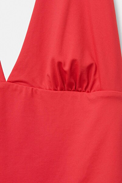 Pull & Bear Sırtı açık halter top