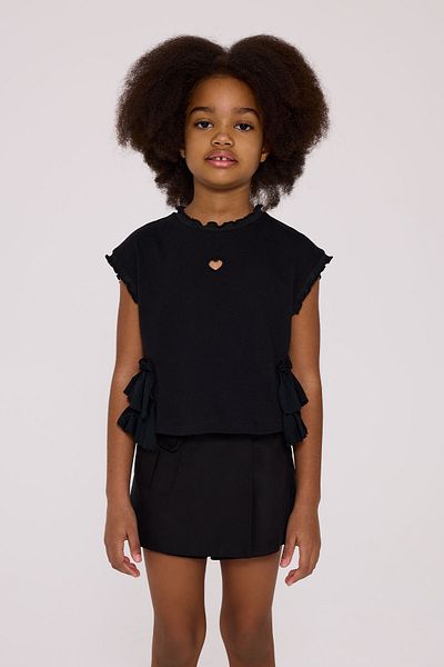 Tyess Girl Black Tshirt