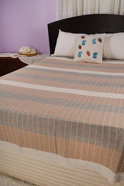 Defne&Apollon İpekçilik Natural Line – Handwoven 80% Cotton 20% Linen Double Pique - Mixed Color5