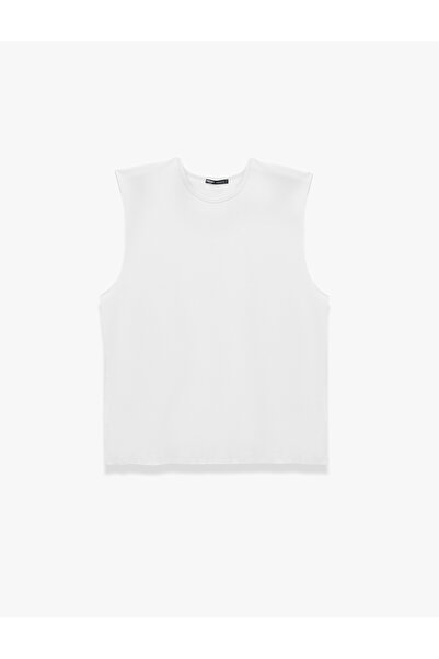 Koton Cotton Crew Neck Basic Sleeveless T-Shirt