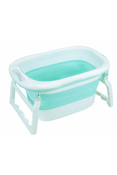 Little Mom Little Mom Bimbi Green foldable bathtub with seat