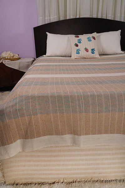 Defne&Apollon İpekçilik Natural Line – Handwoven 80% Cotton 20% Linen Double Pique - Mixed Color5
