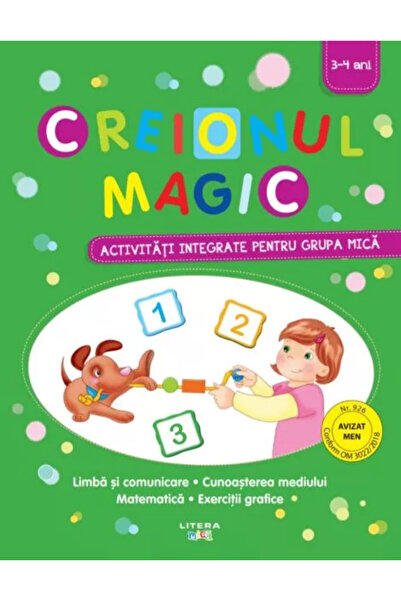 Editura Litera Creionul magic 3-4 ani - Activitati integrate pentru grupa mica