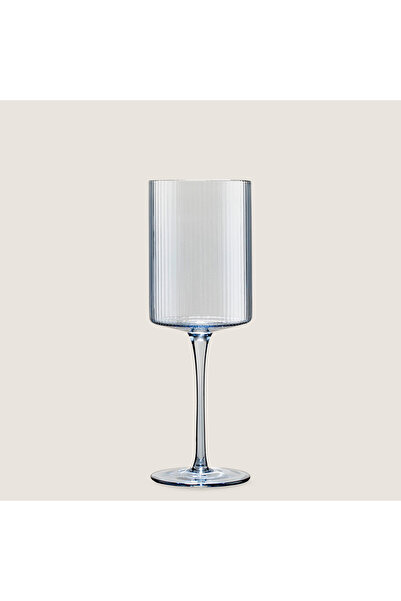 Chakra Silian Kırmızı Şarap Kadehi Mavi