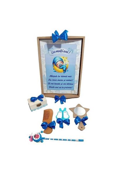 OEM Set tava mot/turta 6 piese, personalizat bebelus cu luna
