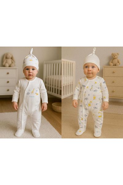 MİNİLOPPOO Boutique Hat 2-Piece Jumpsuit