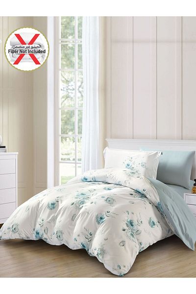 Donetella 4-piece Duvet Cover Set, Queen Size 200 X 230cm, Microfiber, (WITHOUT FILLER)