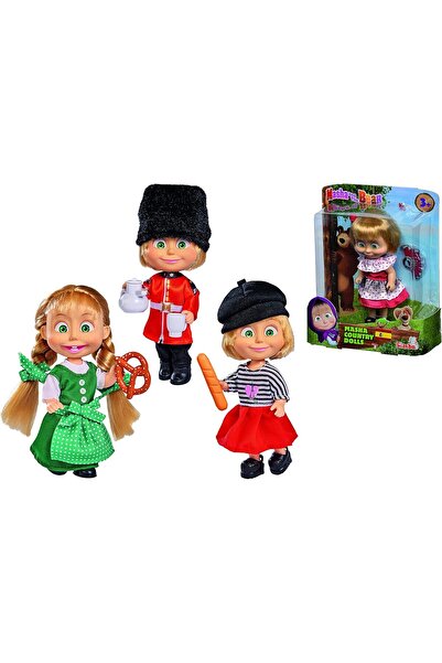 MASHA THE BEAR دمى ماشا والدب الريفية المتنوعة - قطعة واحدة