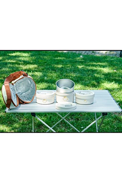 LUNCH BOX Yemek Termosu Paslanmaz Çelik 3 Katmanlı Sefer Tası 1,70 Lt