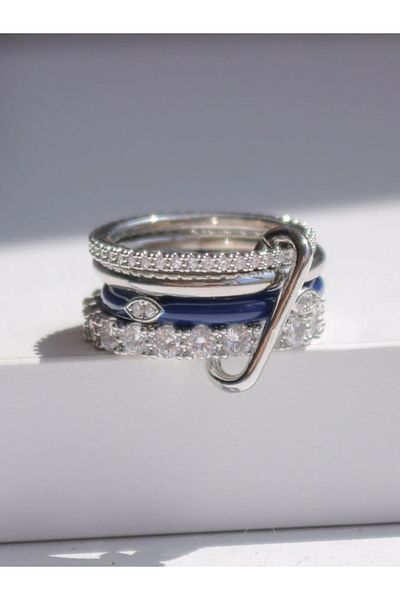 Reorah Collection Blue Velorien Ring Size 16 / L